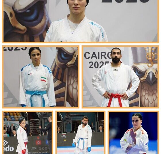 ۶ ستاره کاراته کشورمان در جمع برترین‌های دنیا